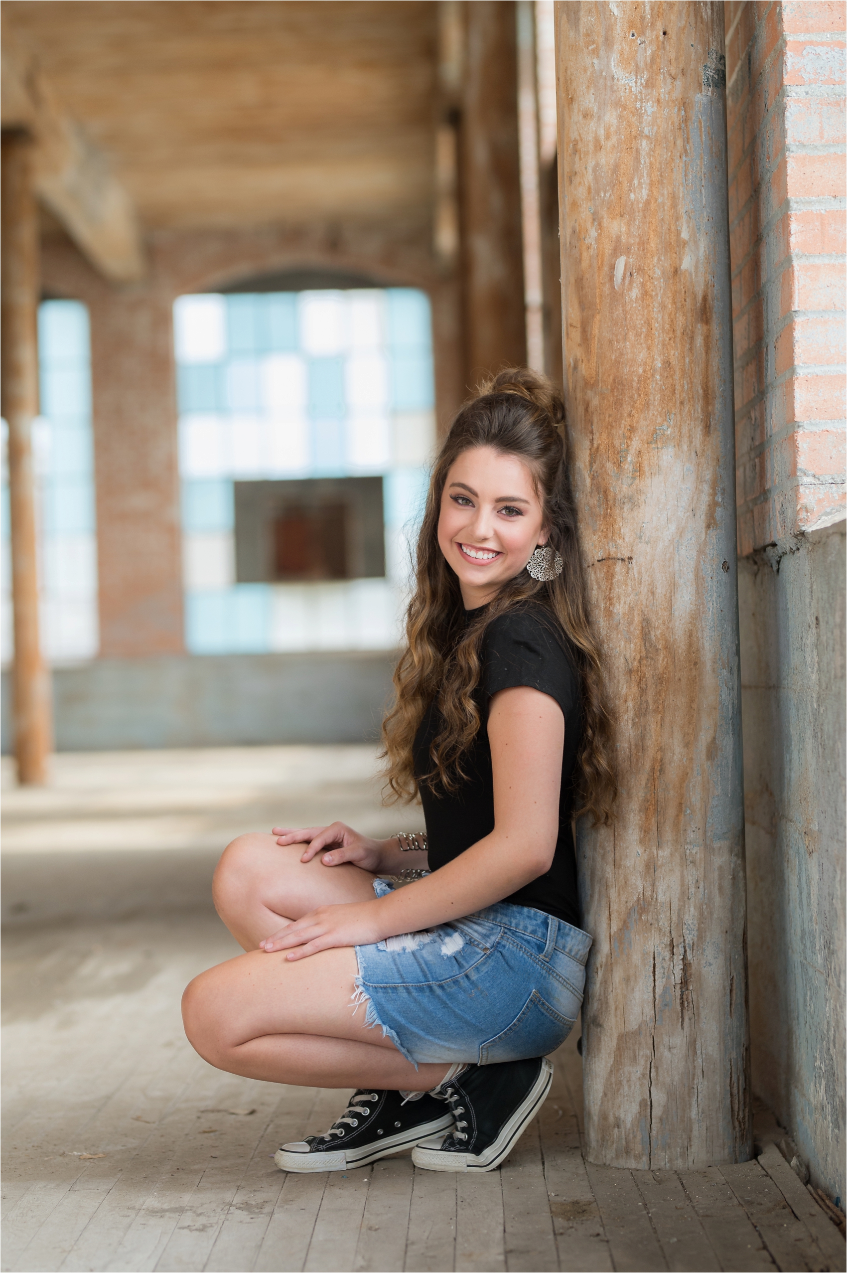 Prosper High School Senior Styled Shoot Mckinney Cotton Mill