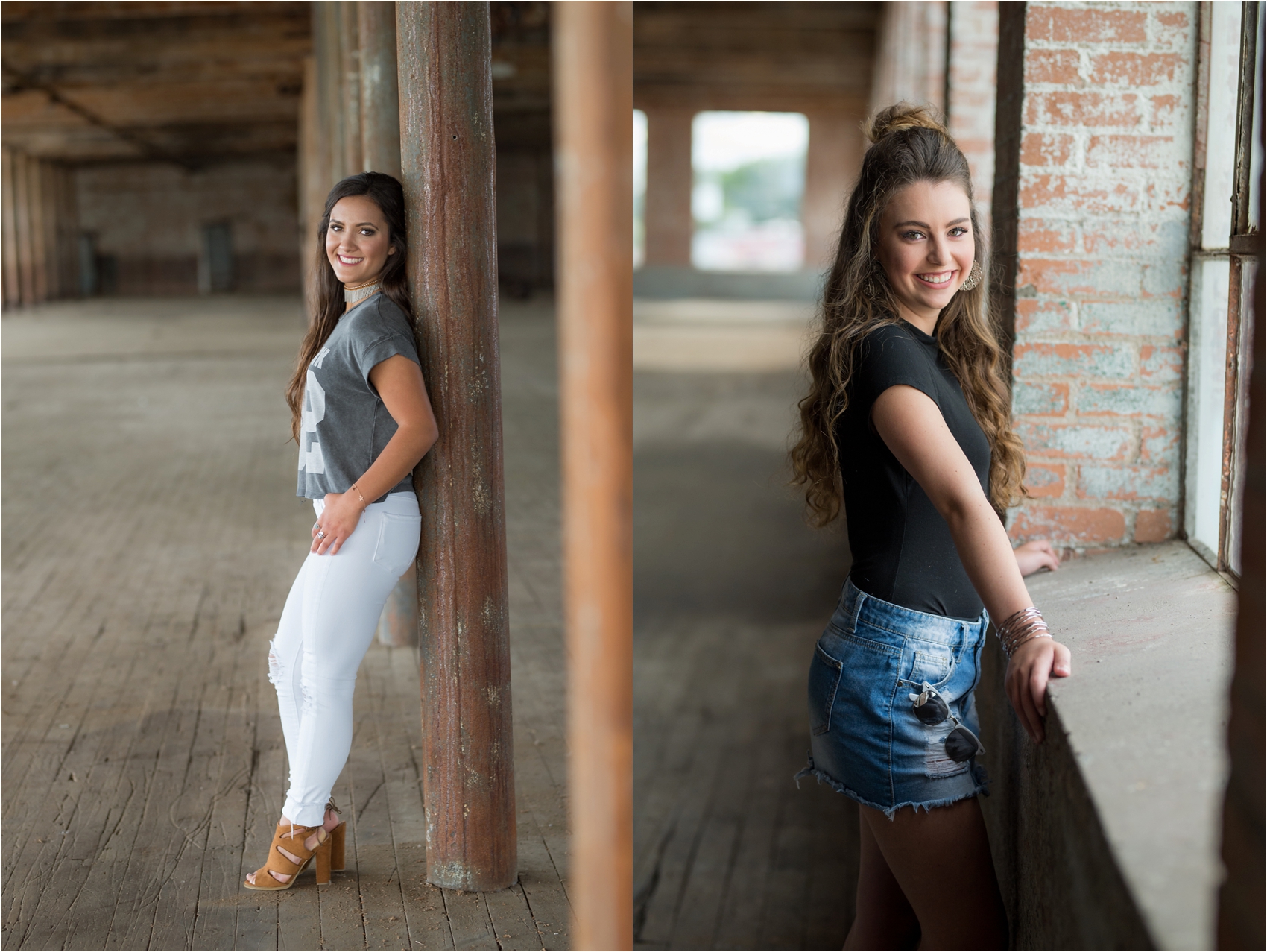 Prosper High School Senior Styled Shoot Mckinney Cotton Mill