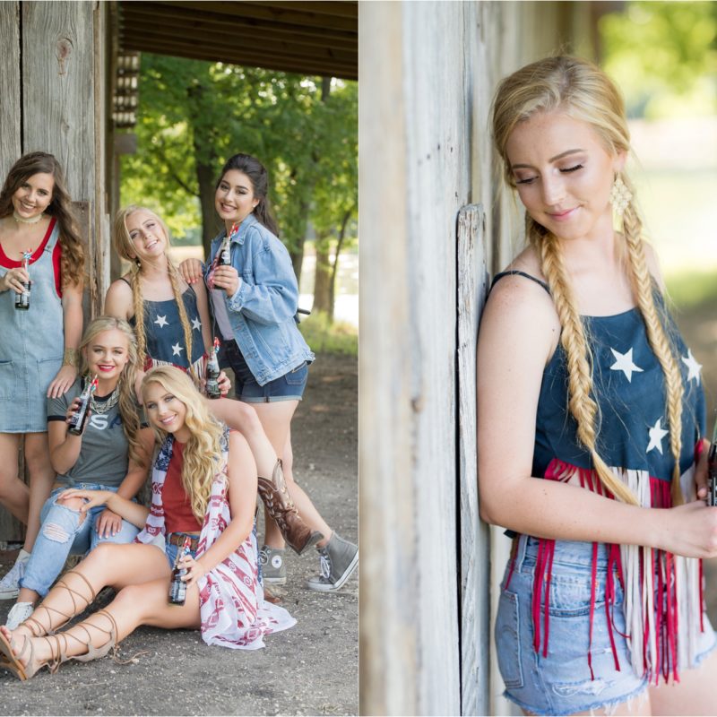 America Themed Shoot  |  PWSH Seniors ’18  |  Allen, TX Senior Photography